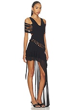 Macrame Slashed Layered Dress - thumbnail 5