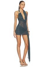 Sparkly Mesh Mini Dress - thumbnail 5