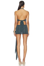 Sparkly Mesh Mini Dress - thumbnail 7