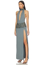 Beaded Halterneck Maxi Dress - thumbnail 5