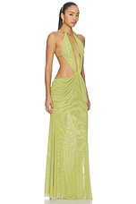 Darlyn Draped Backless Maxi Dress - thumbnail 5