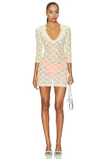 3/4 Sleeve Lace Dress - thumbnail 4