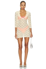 3/4 Sleeve Lace Dress - thumbnail 7