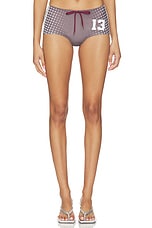 Illusion Print Football Mini Shorts - thumbnail 4