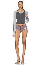 Illusion Print Football Mini Shorts - thumbnail 8