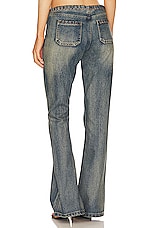 Whipstitch Low Rise Straight Jeans - thumbnail 6