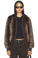 Bear Faux Fur Jacket - thumbnail 5