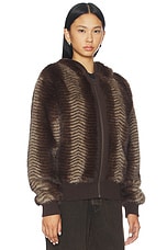 Bear Faux Fur Jacket - thumbnail 6