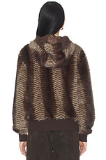 Bear Faux Fur Jacket - thumbnail 7