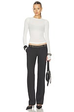 Tailored Trouser With Waistband Detail - thumbnail 8