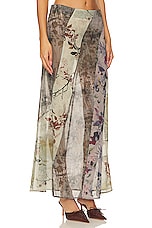 Panelled Print Maxi Skirt - thumbnail 5
