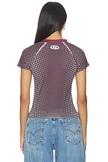 Illusion Print Football Baby Tee - thumbnail 6