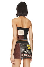 Daytona Faux Leather Corset Top - thumbnail 6