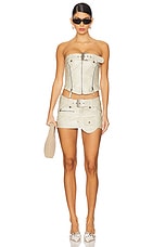 Buckle And Zip Corset - thumbnail 7