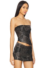 Faux Suede Corset Top - thumbnail 5