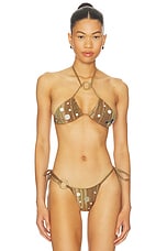 Stripe Mirror Bikini Top - thumbnail 4