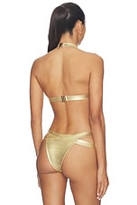 Idol Metallic Bandage Bikini Top - thumbnail 6