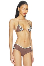 Military Lapel Triangle Bikini Top - thumbnail 5