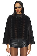 Faux Mink Pullover Sweatshirt - thumbnail 4