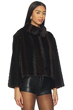 Faux Mink Pullover Sweatshirt - thumbnail 5