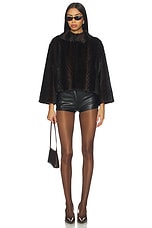 Faux Mink Pullover Sweatshirt - thumbnail 7