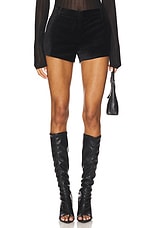 The Mini Velvet Trouser Short - thumbnail 4