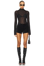 The Mini Velvet Trouser Short - thumbnail 8