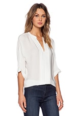 Joie Matte Silk Marru Top in Porcelain | REVOLVE