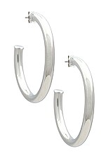 Product image of joolz by Martha Calvo 2 Inch Tubular Hoops. Click to view full details