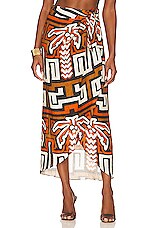 Product image of Johanna Ortiz Sea of Sand Wrap Skirt. Click to view full details
