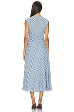 Burke Draped Midi Dress - thumbnail 6