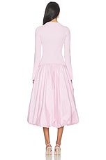 Kenlie Long Sleeve Mock Neck Midi Dress - thumbnail 6
