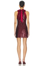 Isla Halter Neck Mini Dress - thumbnail 6