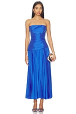 Arie Strapless Bustier Midi Dress - thumbnail 4