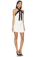 Jolie Mini Dress With Neck Tie - thumbnail 5