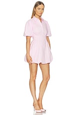 Cleo Balloon Pintuck Mini Dress - thumbnail 5