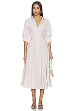 Jazz Pintuck Midi Dress - thumbnail 4