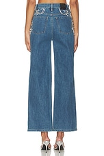 Jude Mid Rise Crop Wide Leg Jean - thumbnail 7