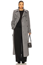 Rumi Belted Long Coat - thumbnail 3