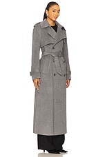 Rumi Belted Long Coat - thumbnail 5