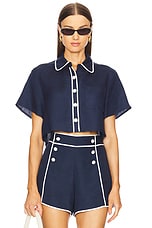 Solange Short Sleeve Cropped Tee