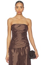 Emerson Ruched Bustier Top - thumbnail 4