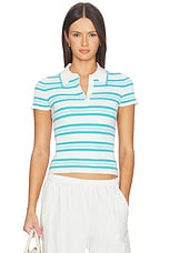 Luka Striped Cotton Polo - thumbnail 4