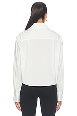 Renata Cropped Button Down Shirt - thumbnail 6