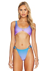 Product image of SIMKHAI Raquel Ombre Ring Bikini Top. Click to view full details