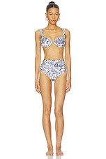 Anniston Ruched Cup Bikini Top - thumbnail 7
