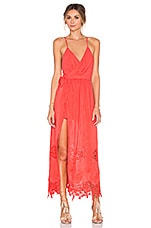 THE JETSET DIARIES Island Time Maxi Dress in Coral | REVOLVE