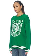 Eagles Striped Rib Crew Sweatshirt - thumbnail 6