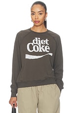 Diet Coke Raglan Crew Fleece Sweater - thumbnail 4