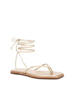 Kaanas Tais Cross-Over Sandal- Gold